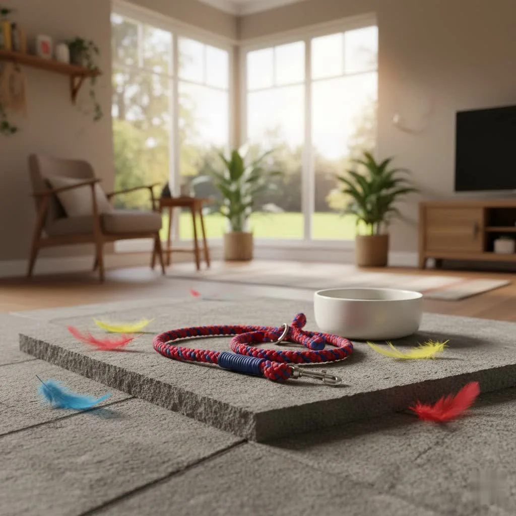 Louis Vuitton dog leash with Monogram canvas